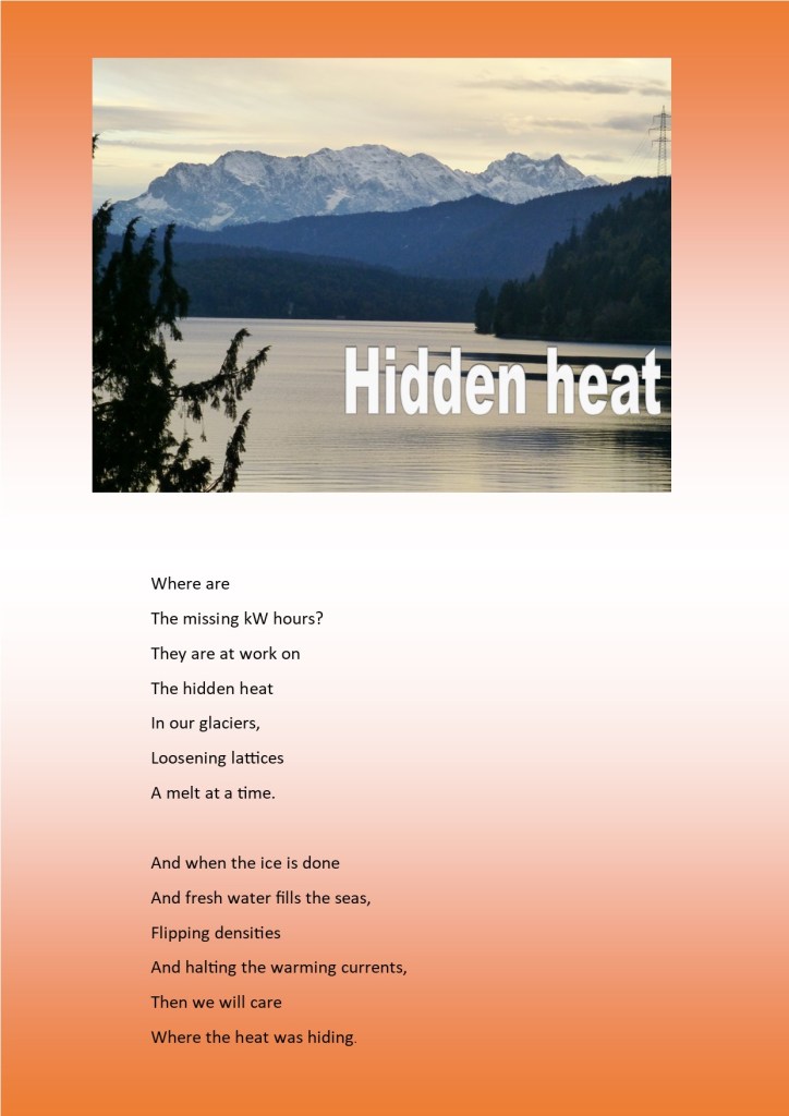 Glaciers mop up the heat. What happens when they are done?